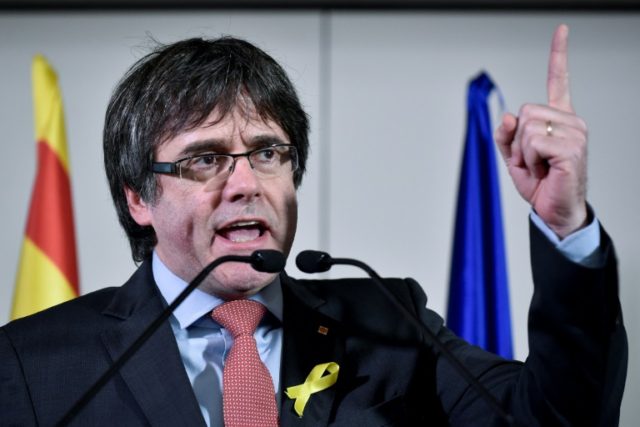 Sacked Catalan leader arrives in Denmark despite Spanish arrest threat