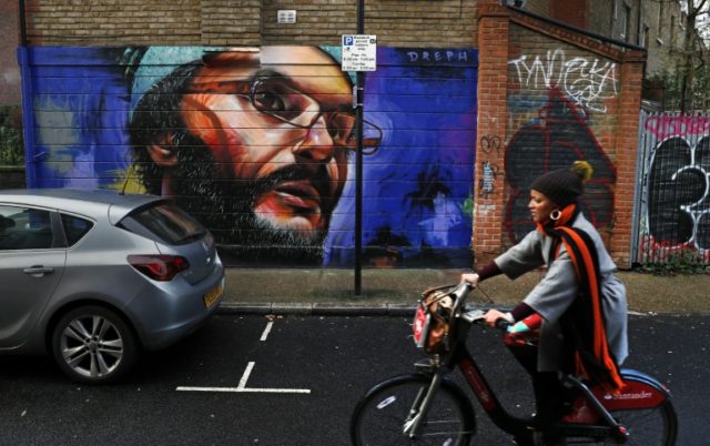 Big, bold and bright: London muralist fetes immigration