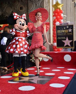 Minnie Mouse honored with a star on the Hollywood Walk of Fame