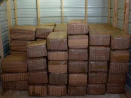 Border Patrol agents seize 1 ton of marijuana.