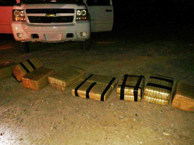 Marijuana bundles smuggled across border in southern Arizona.