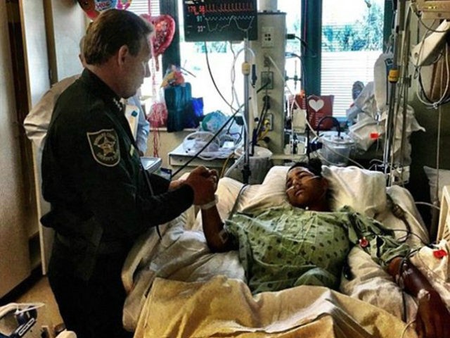 Anthony Borges, a freshman soccer player at Marjory Stoneman Douglas High School, is recov