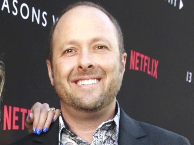 Joan Marie and Author Jay Asher seen at Netflix '13 Reasons Why' Premiere at Par