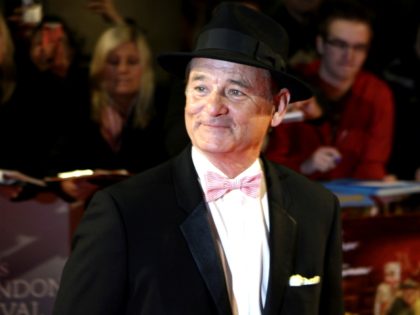 US actor Bill Murray arrives for the world premiere of his latest film 'Fantastic Mr