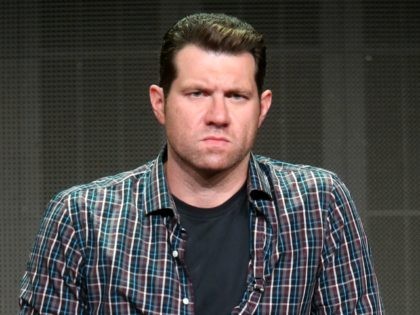 Actor Billy Eichner speaks onstage during the 'Difficult People' panel discussio