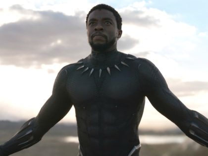 Chadwick Boseman in Black Panther (Marvel Studios, 2018)