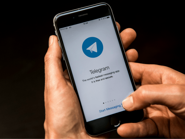 LONDON, ENGLAND - MAY 25: A close-up view of the Telegram messaging app is seen on a smart phone on May 25, 2017 in London, England. Telegram, an encrypted messaging app, has been used as a secure communications tool by Islamic State. (Photo by Carl Court/Getty Images)
