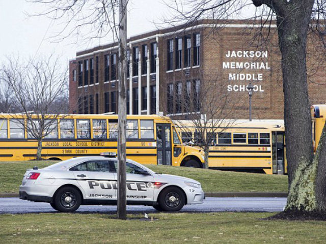 Jackson Memorial Middle School went into lockdown early Tuesday after the student shot him