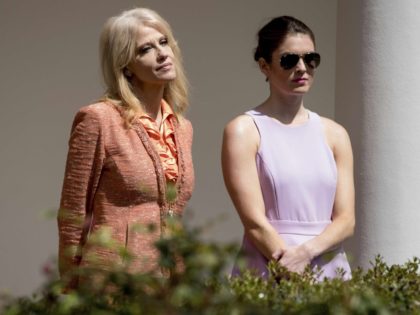 Kellyanne Conway and Hope Hicks (Andrew Harnik / Associated Press)