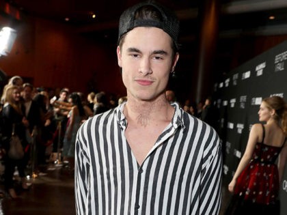 Kian Lawley seen at Open Road Films and Awesomeness Films Los Angeles Premiere of "Before I Fall" at Directors Guild of America on Wednesday, March 1, 2017, in Los Angeles. (Photo by Eric Charbonneau/Invision for Open Road Films/AP Images)
