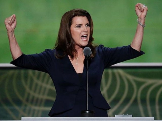 Actress Kimberlin Brown Pelzer is a Republican candidate for California’s 36th Congressional District, seeking to displace Rep. Raul Ruiz (D-CA). She spoke at the 2016 Republican National Convention.