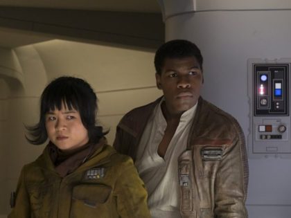 Kelly Marie Tran played Rose Tico in 'The Last Jedi,' alongside John Boyega as Finn. (Disney/Lucasfilm)