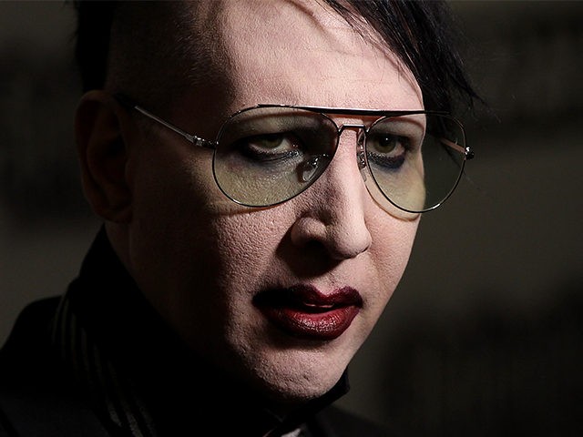 LONDON, ENGLAND - JUNE 10: Marilyn Manson attends the Relentless Energy Drink Kerrang! Awards at the Troxy on June 11, 2015 in London, England. (Photo by Danny E. Martindale/Getty Images)