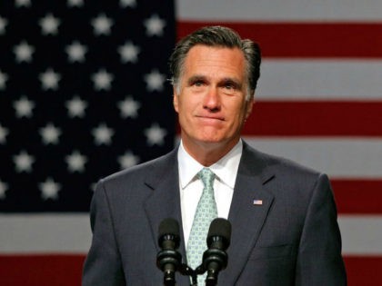 Mitt Romney, pictured May 8, 2012, said Donald Trump "has neither the temperament nor the judgment to be president"