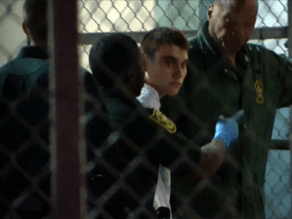 This video screen grab image shows shooting suspect Nikolas Cruz on February 15, 2018 at Broward County Jail in Ft. Lauderdale, Florida. The heavily armed teenager who gunned down students and adults at a Florida high school was charged Thursday with 17 counts of premeditated murder, court documents showed. Nikolas …