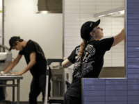 chipotle Workers clean inside a still-closed Chipotle restaurant Monday, Nov. 9, 2015, in Seattle. Health officials in Washington and Oregon have said that more than three dozen people have gotten sick with E. coli in an outbreak linked to Chipotle restaurants in the two states. More than 40 Chipotle restaurants remain …