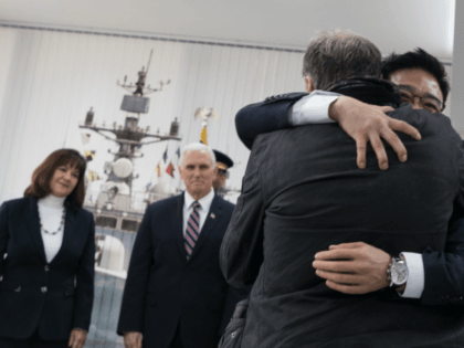 Vice President Mike Pence and Second Lady Karen Pence finished their third day in Asia on