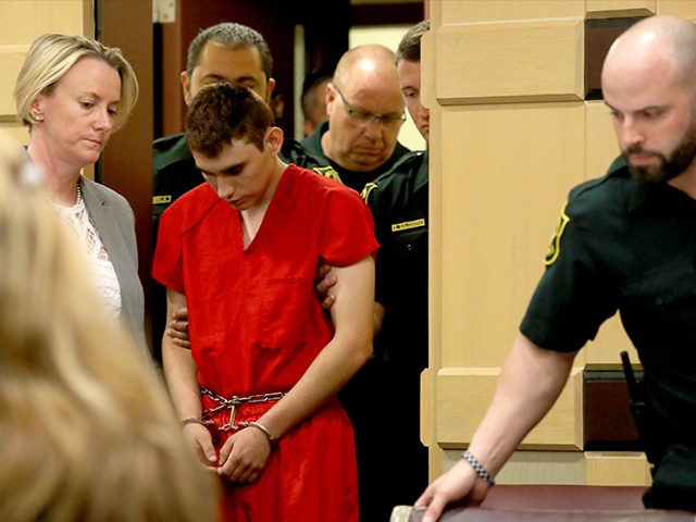 FT. LAUDERDALE - FEBRUARY 19: Nikolas Cruz appears in court with attorney Melissa McNeil (