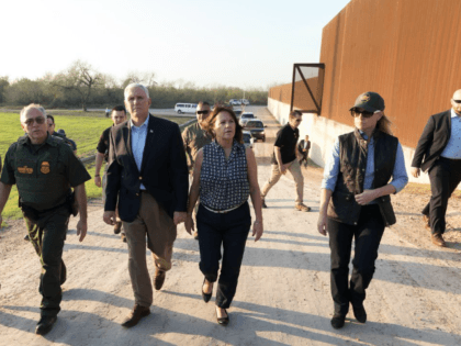 Vice President Mike Pence renewed the call to build a border wall after touring the U.S. s