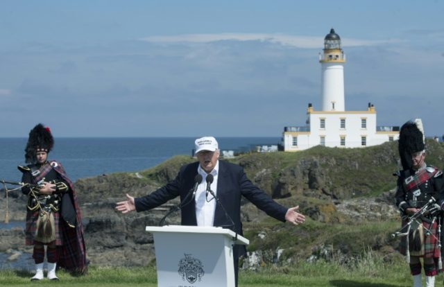 'Stop Trump's golf course' petition takes off in Scotland