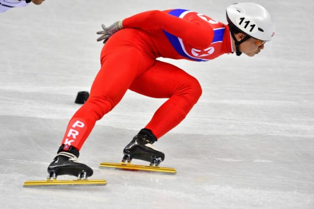 North Korea's first Olympic competitor flops