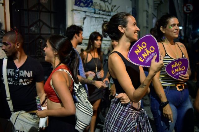 Brazilian women say 'No Means No' at carnival