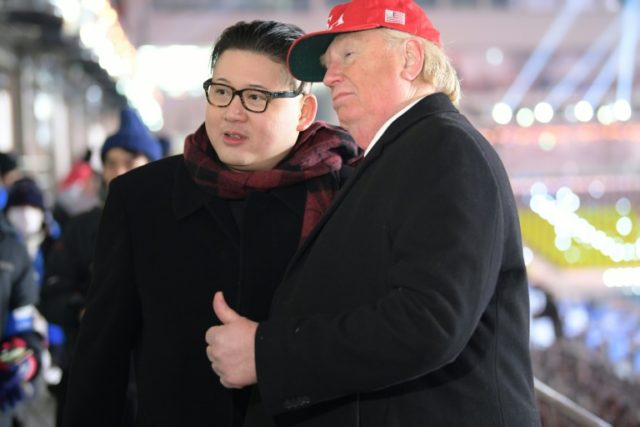 Trump and Kim fakes thank Olympics for kind welcome