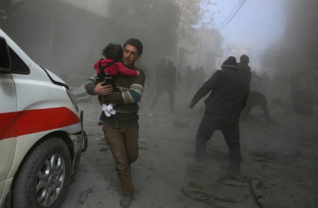 Syria regime strikes kill six civilians in Ghouta: monitor