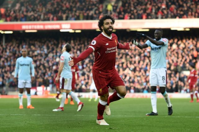 Salah takes Liverpool to second, West Brom cut adrift