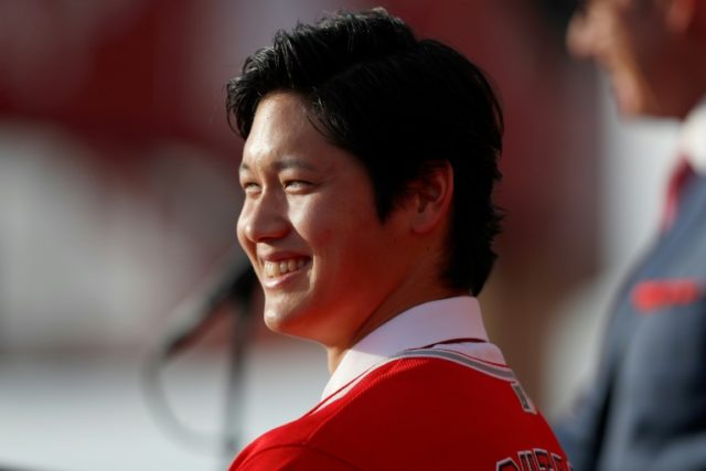 Japan's 'Babe Ruth' Ohtani erratic in training debut for Angels
