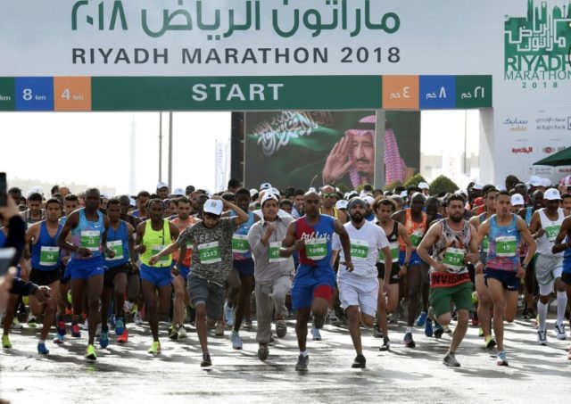 Riyadh hosts first international half-marathon
