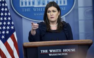 Watch live: Sarah Huckabee Sanders give White House briefing