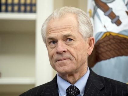 FILE - In this March 31, 2017, file photo, National Trade Council adviser Peter Navarro waits for President Donald Trump for an event in the Oval Office at the White House. Navarro signed on with the Trump campaign as a trade adviser, only to see his contrarian views marginalized when …