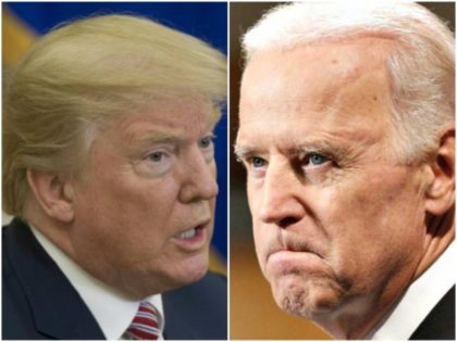 Biden-Trump angry collage