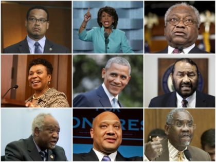 Collage of Democrats with ties to Louis Farrakhan