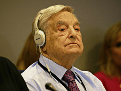 NEW YORK, NY - SEPTEMBER 20: (AFP OUT) Investor George Soros attends a Private Sector CEO Roundtable Summit for Refugees during the United Nations 71st session of the General Debate at the United Nations General Assembly on September 20, 2016 at the UN headquarters in New York, New York. The …