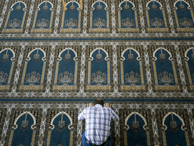 TO GO WITH AFP STORY BY NINA LARSON A Muslim worshipper prays in a mosque in the southern Swedish city of Malmoe on October 27, 2010. Panic has spread in the southern Swedish city since police announced last week they were investigating whether a lone shooter with racist motives was …