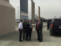 Trump Border Wall Prototype Visit (Joel Pollak / Breitbart News) (Joel Pollak / Breitbart News)