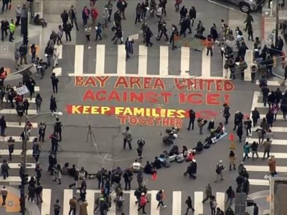 Ice Protest San Francisco CBS