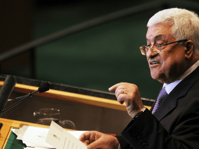 Palestinian Authority President Mahmoud Abbas speaks during the 66th General Assembly Sess