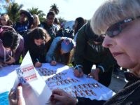School Walkout registration (Frederic J. Brown / AFP / Getty) Students, at least 16 years old, register to vote on March 14, 2018, as students from Venice High School in Venice, California joined others in a nationwide walkout off campus for 17 minutes to protest gun violence and in honour to those who were killed a month ago. Students across …
