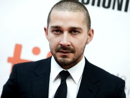 Actor Shia LaBeouf attends a premiere for "Man Down" on day 6 of the Toronto International Film Festival at Roy Thomson Hall on Tuesday, Sept. 15, 2015, in Toronto. (Photo by Richard Shotwell/Invision/AP)