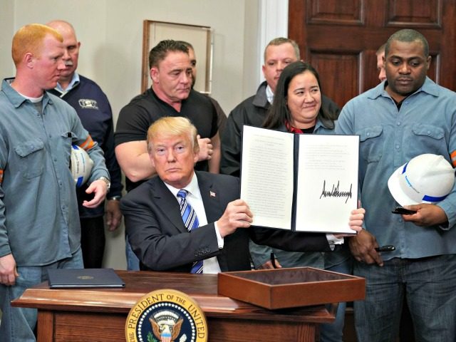 Steel Workers, Trump