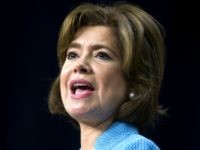 In this April 7, 2014 file photo, Maria Contreras-Sweet speaks during a ceremonial swearing in as Administrator of the Small Business Administration in the South Court Auditorium on the White House complex in Washington. A group of investors says it has revived a deal to buy assets of the Weinstein …