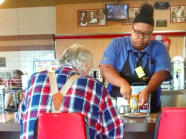 Waffle House Waitress Who Helped Elderly Customer Cut His Food Lands ...