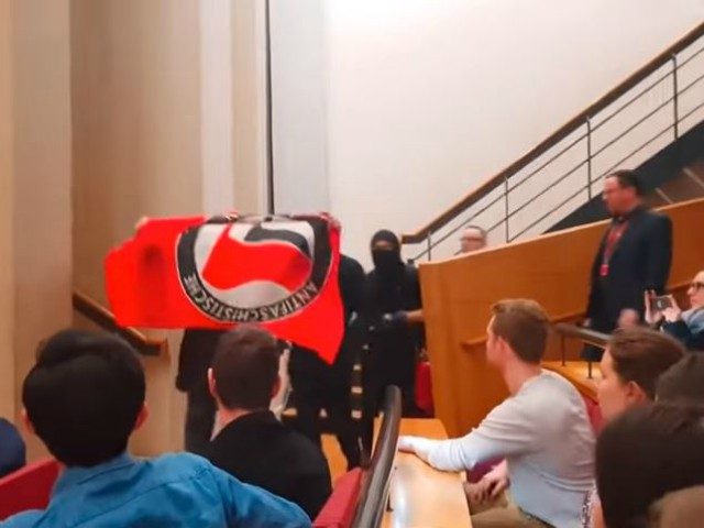 Antifa disrupts an event King's College London featuring YouTuber Sargon of Akkad