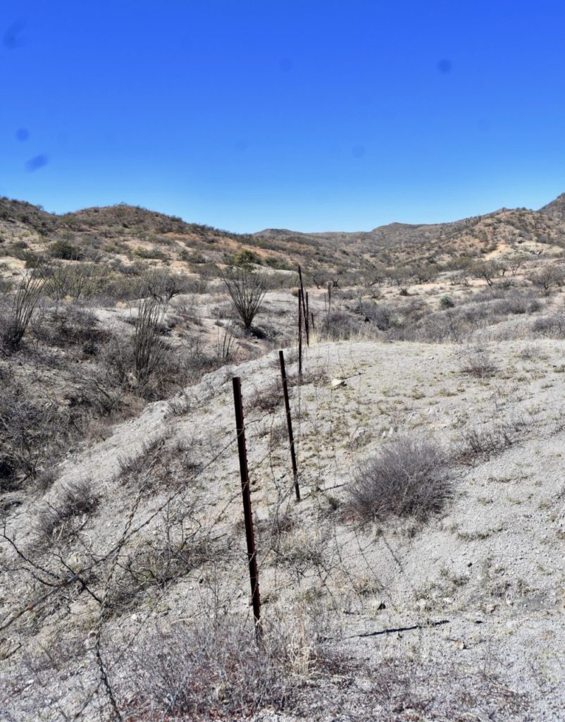 The fence that serves as the “barrier” along the U.S. Mexico border is not even easy to see unless someone guided you to it. (Penny Starr/Breitbart News)
