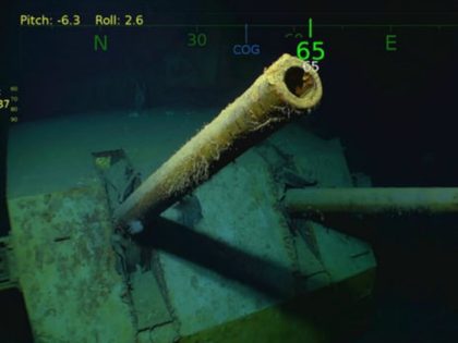 Submerged wreckage of the U.S. Navy’s World War II Atlanta-class light cruiser USS Juneau (CL-52) has been located off the coast of the Solomon Islands in the South Pacific by the crew research vessel (R/V) Petrel.