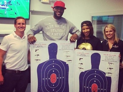 WATCH: ‘March for Our Lives’ Supporter LeBron James Shoots Machine Guns