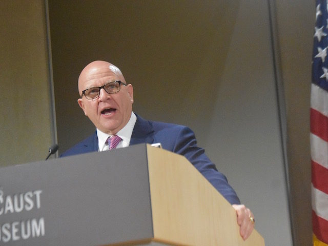 United States Army Officer and National Security Adviser H.R. McMaster spoke at the United States Holocaust Memorial Museum on Thursday about the ongoing civil war in Syria. (Penny Starr/Breitbart News)